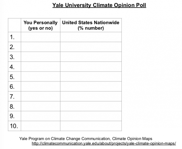 Climate Poll