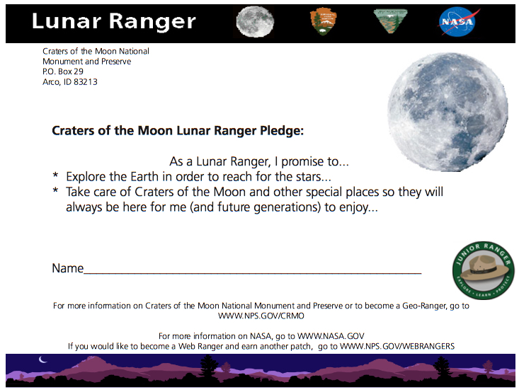 Lunar Ranger Pledge