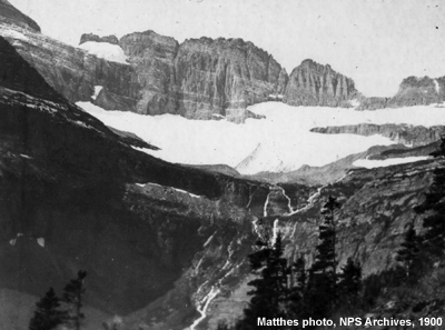 Photo of Grinnell Glacier in 1900, Glacier National Park