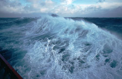 Ocean wave - image courtesy of British Antarctic Survey