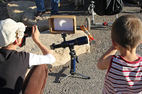 Annular Eclipse Viewing Grand Canyon