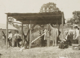 british astronomers in 1900 at Wadesboro NC